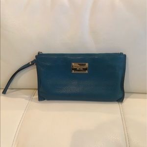 Michael Kors Turquoise Clutch